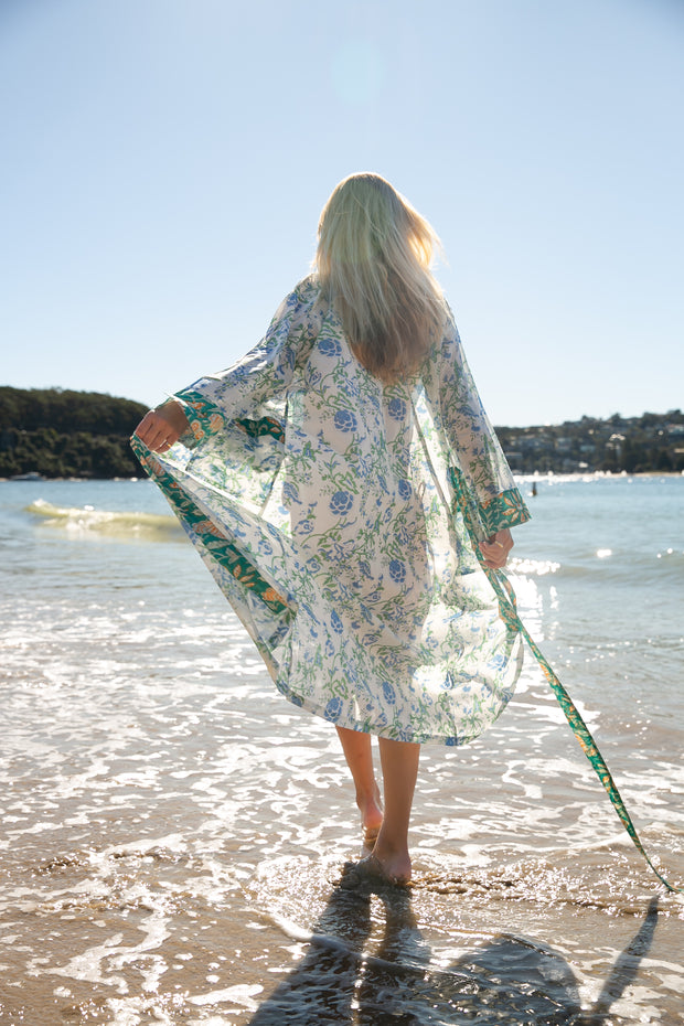 Flora Long Kimono Robe