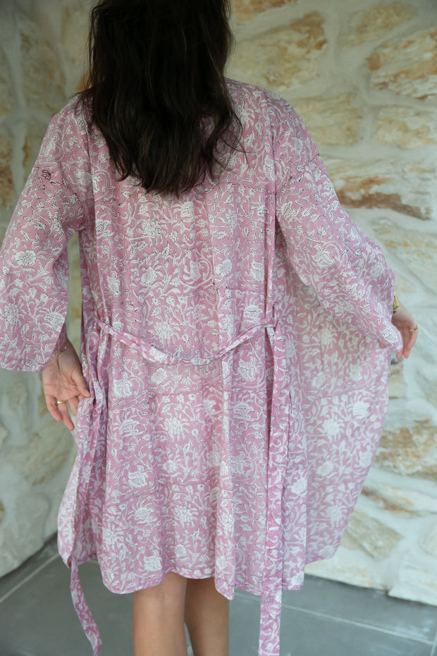 Paras Short Kimono Robe