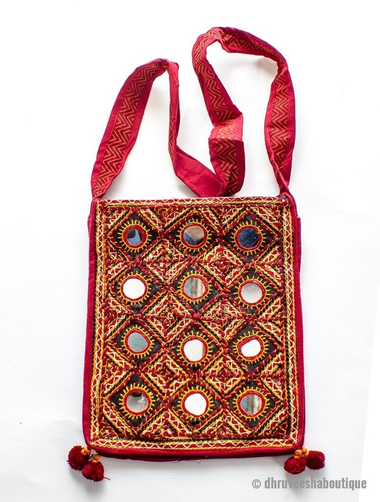 Banjara Kucch Mirror Embroidery Big Bag – EeshaBoutique