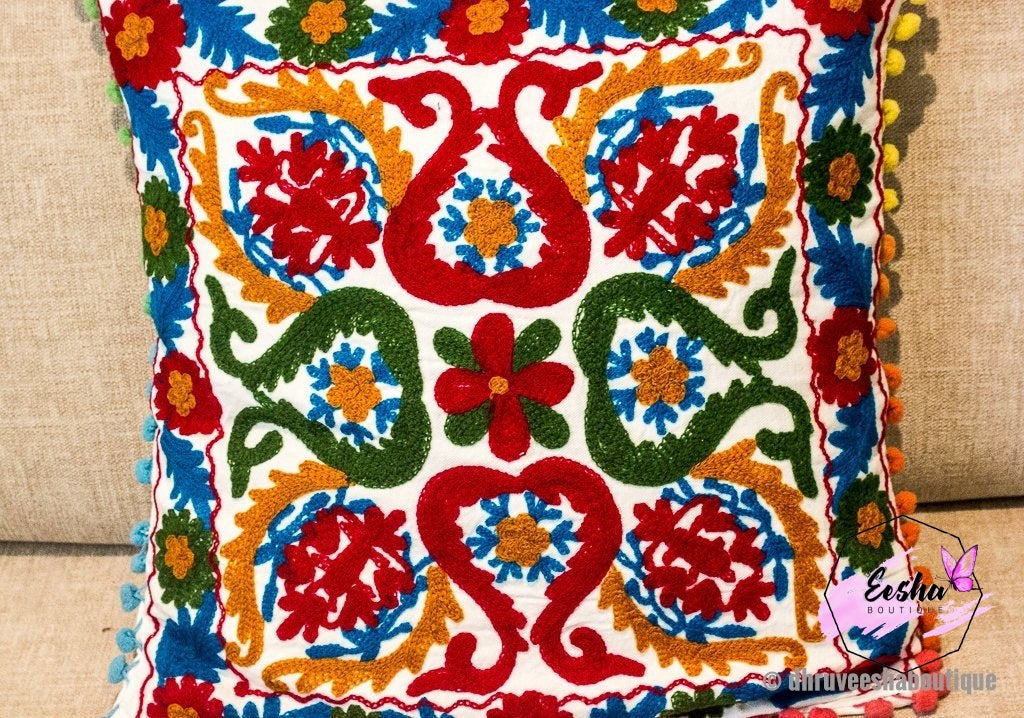 Handmade Pillow Cushion Covers Bright Colors and Unique Designs –  EeshaBoutique